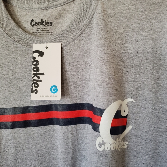 Cookies Zumies Grey Tshirt Mens XXL New - Picture 2 of 4